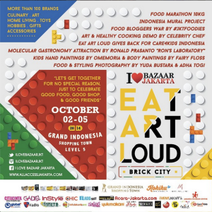 Eat Art Loud - Brick City At Grand Indonesia Shopping Town